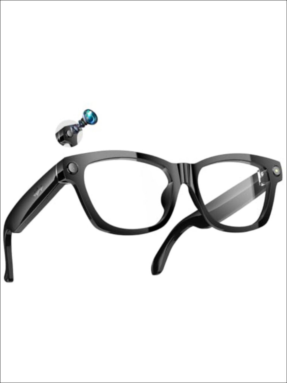 AI Smart Glasses 8MP Camera Bluetooth 5.4 Hands-Free Voice Assistant